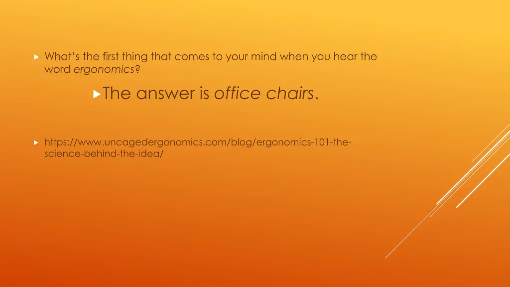 what s the first thing that comes to your mind