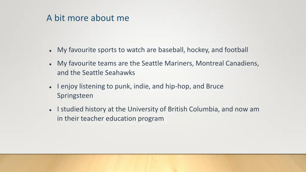 a bit more about me
