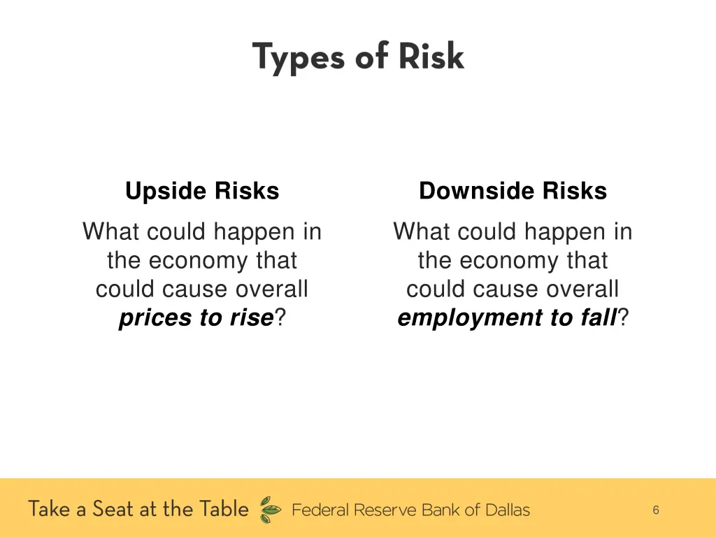 upside risks