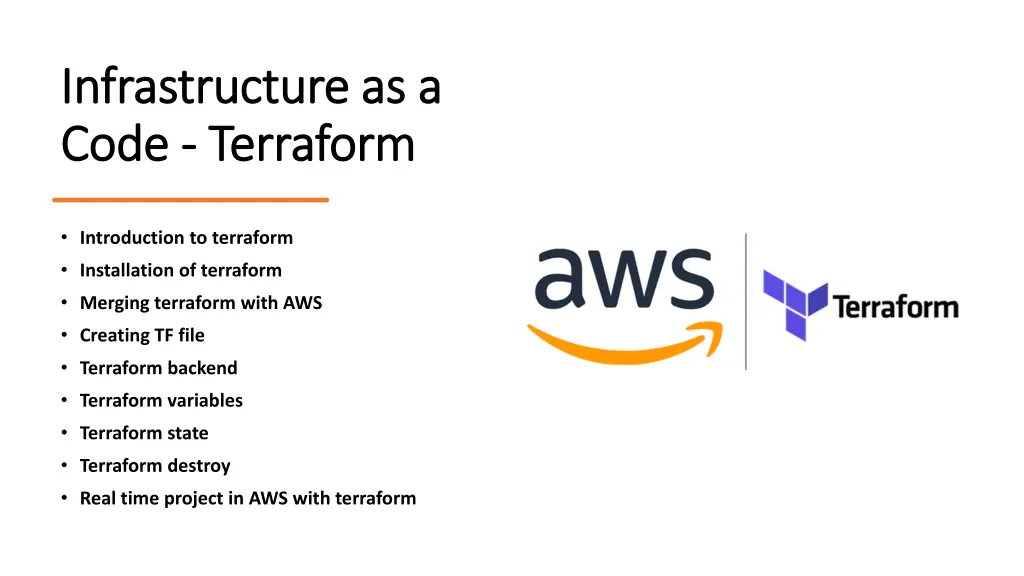 infrastructure as a infrastructure as a code code