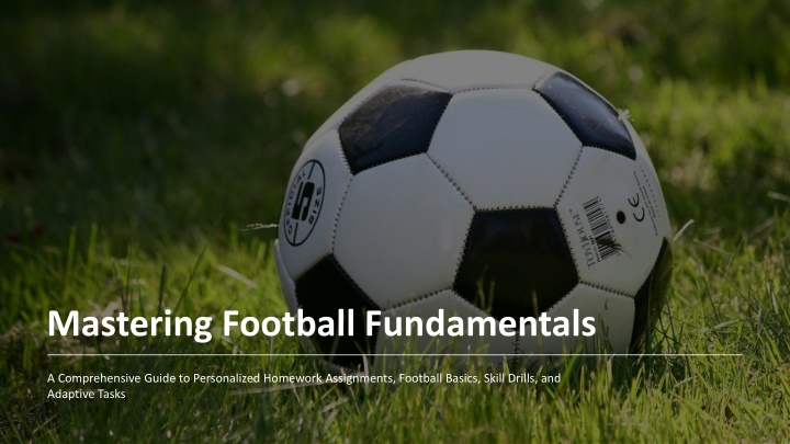 mastering football fundamentals