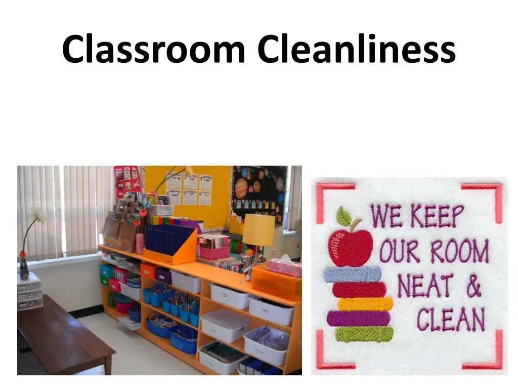 classroom cleanliness