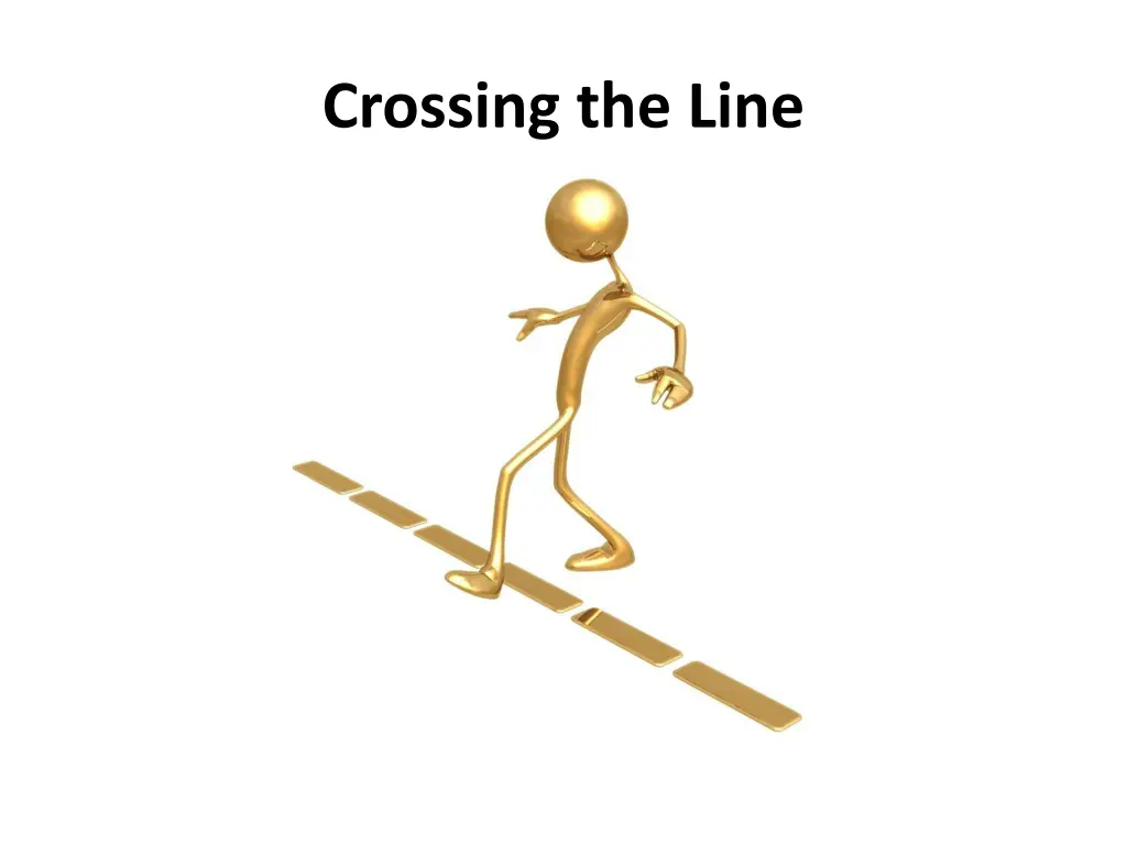 crossing the line