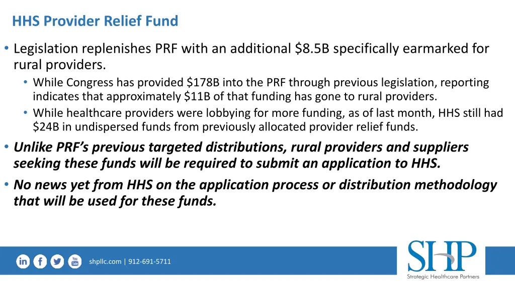 hhs provider relief fund
