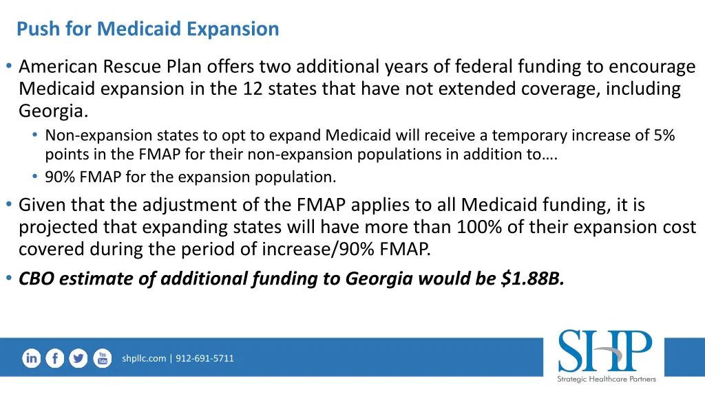 push for medicaid expansion