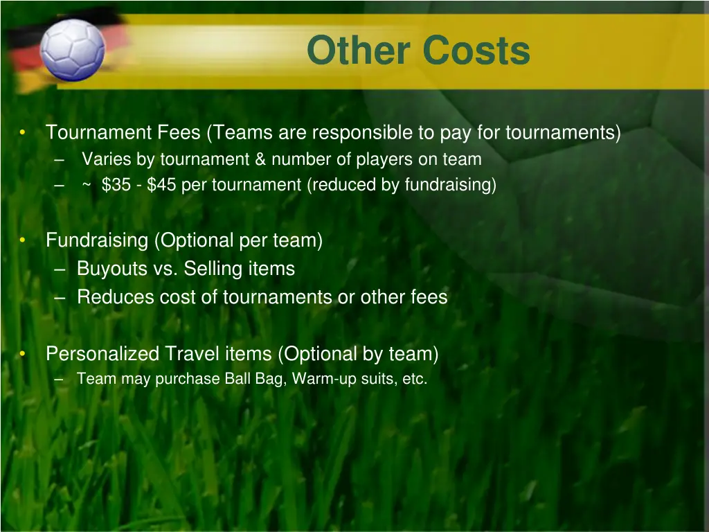 other costs