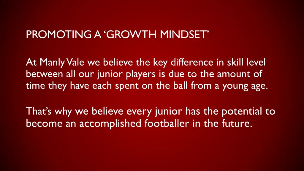 promoting a growth mindset