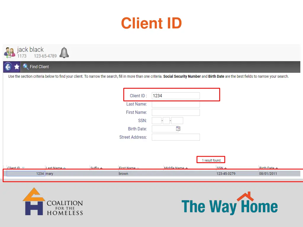 client id