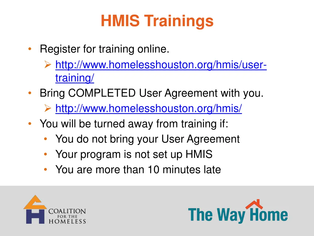 hmis trainings