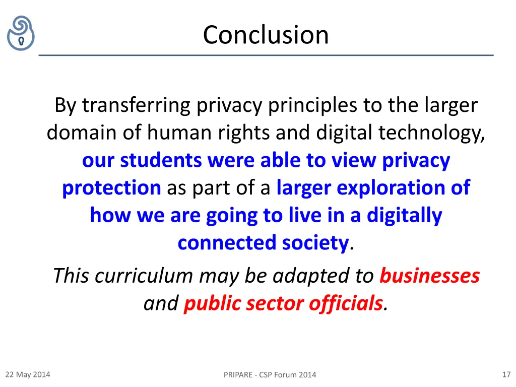 conclusion