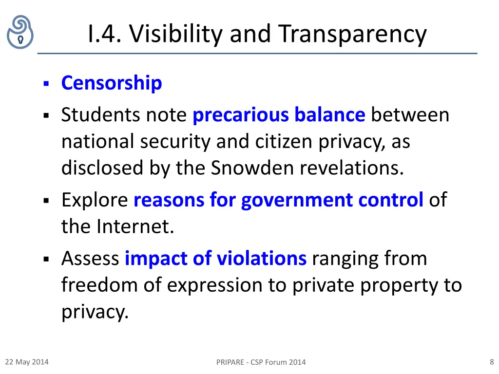 i 4 visibility and transparency