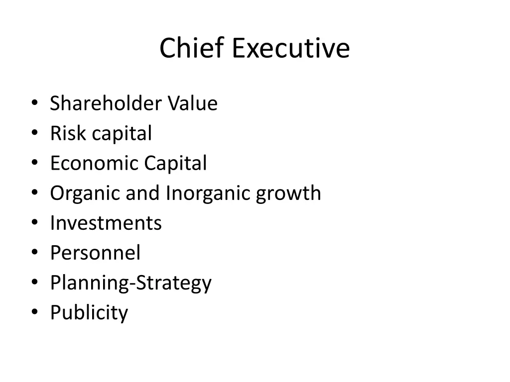 chief executive 1