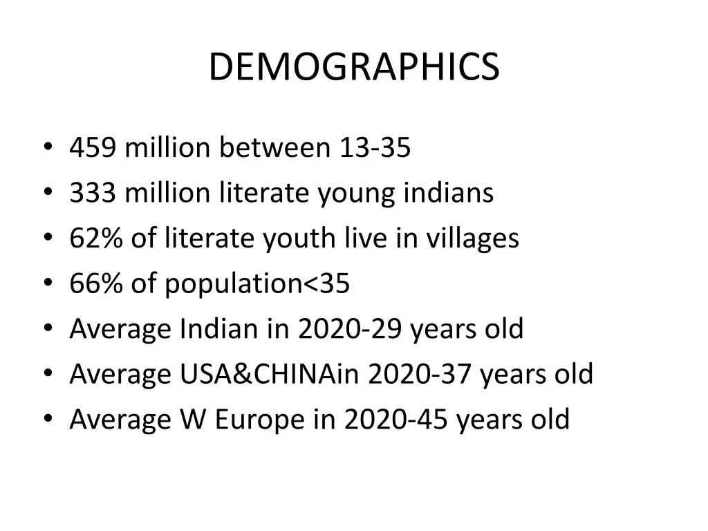 demographics