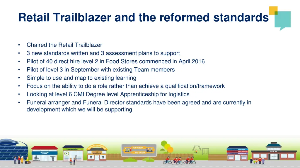retail trailblazer and the reformed standards