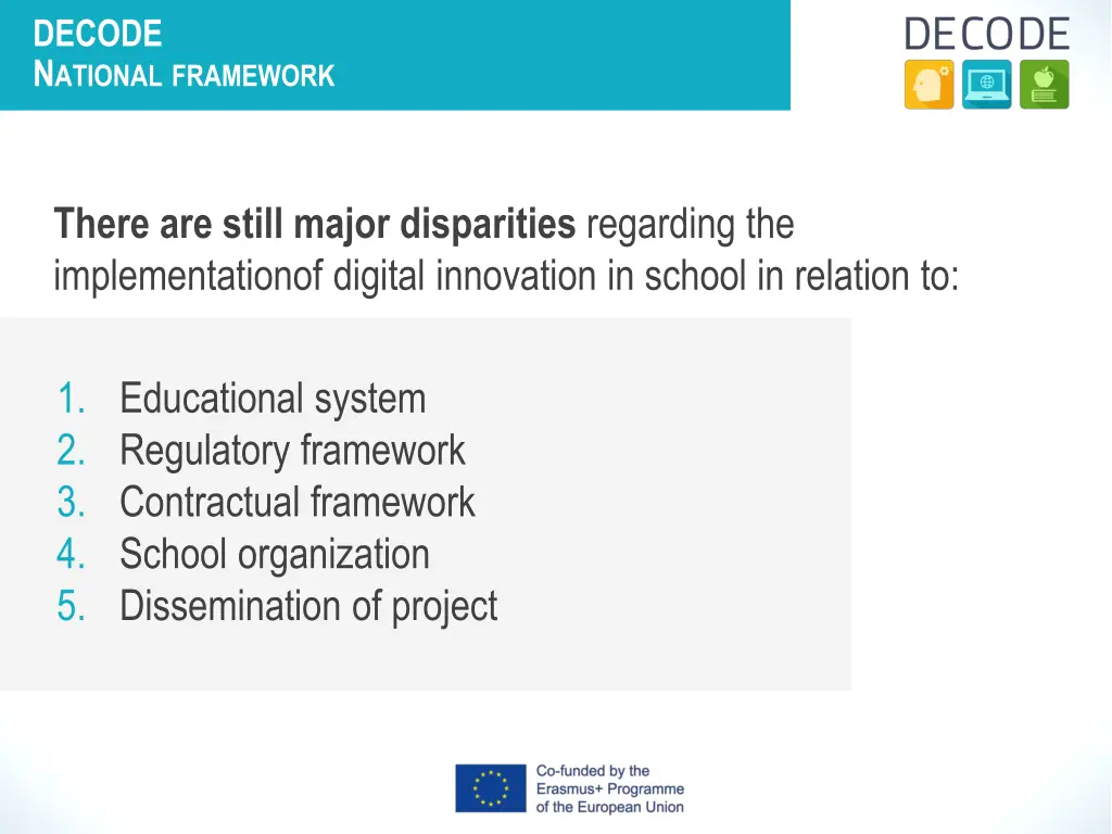 decode n ational framework