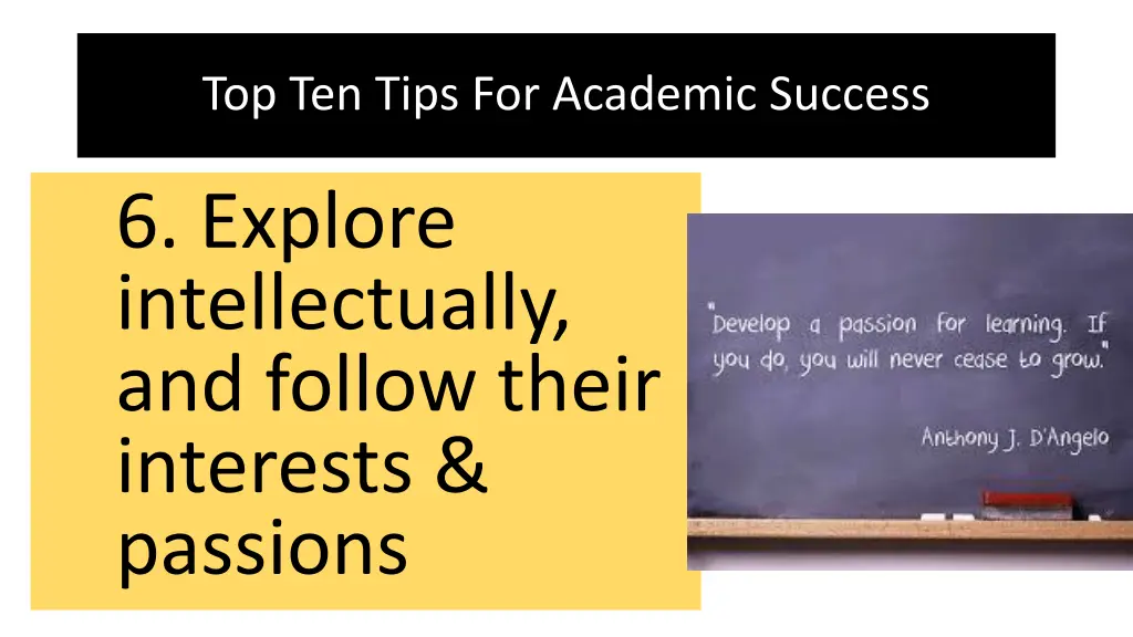 top ten tips for academic success 5