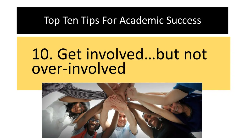 top ten tips for academic success 9