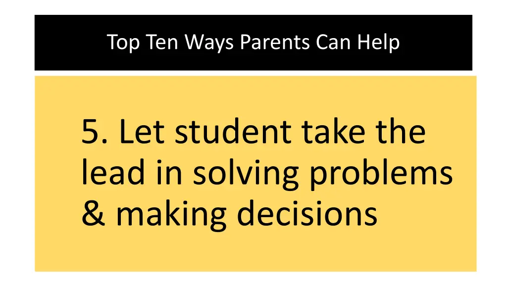 top ten ways parents can help 4