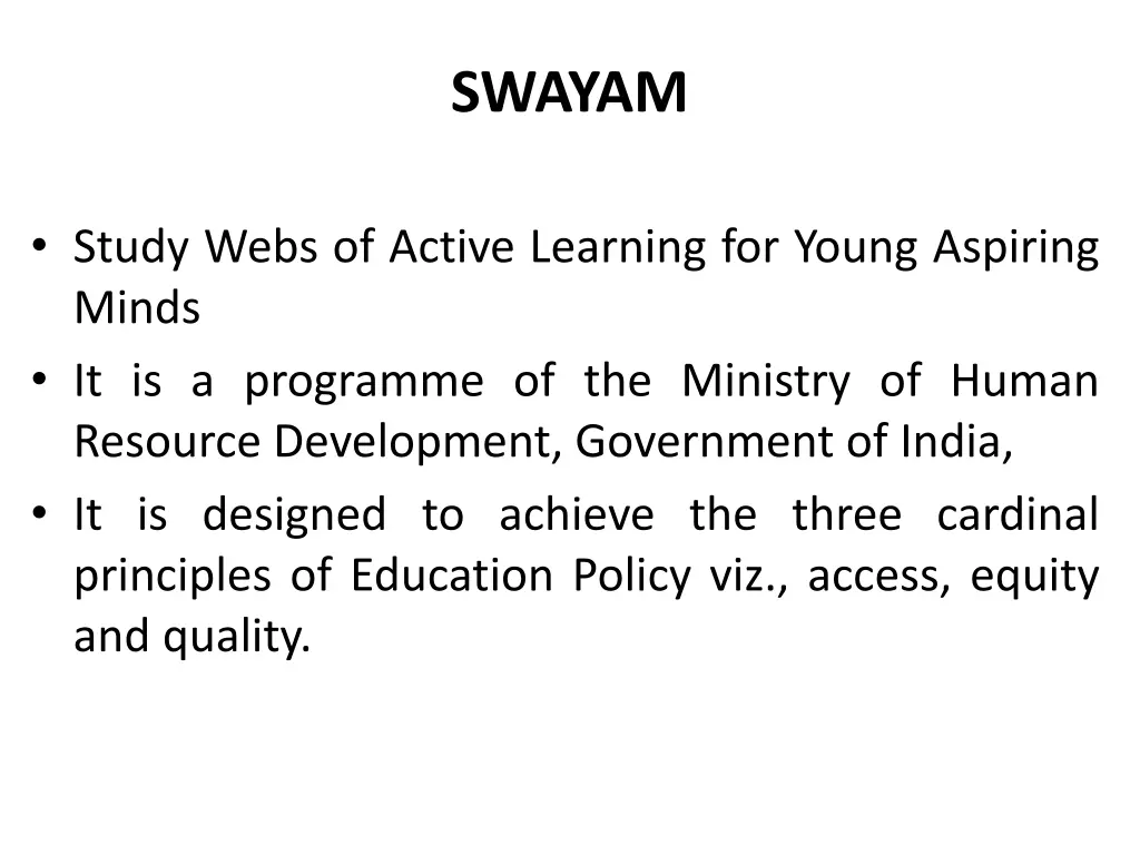 swayam