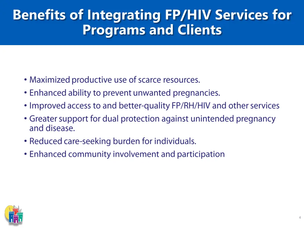 benefits of integrating fp hiv services