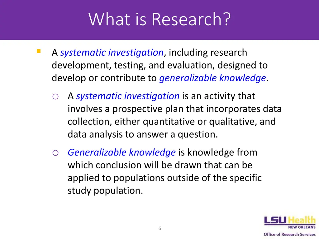 what is research