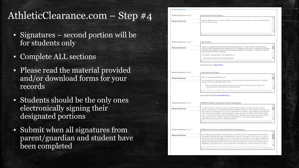 athleticclearance com step 4 1