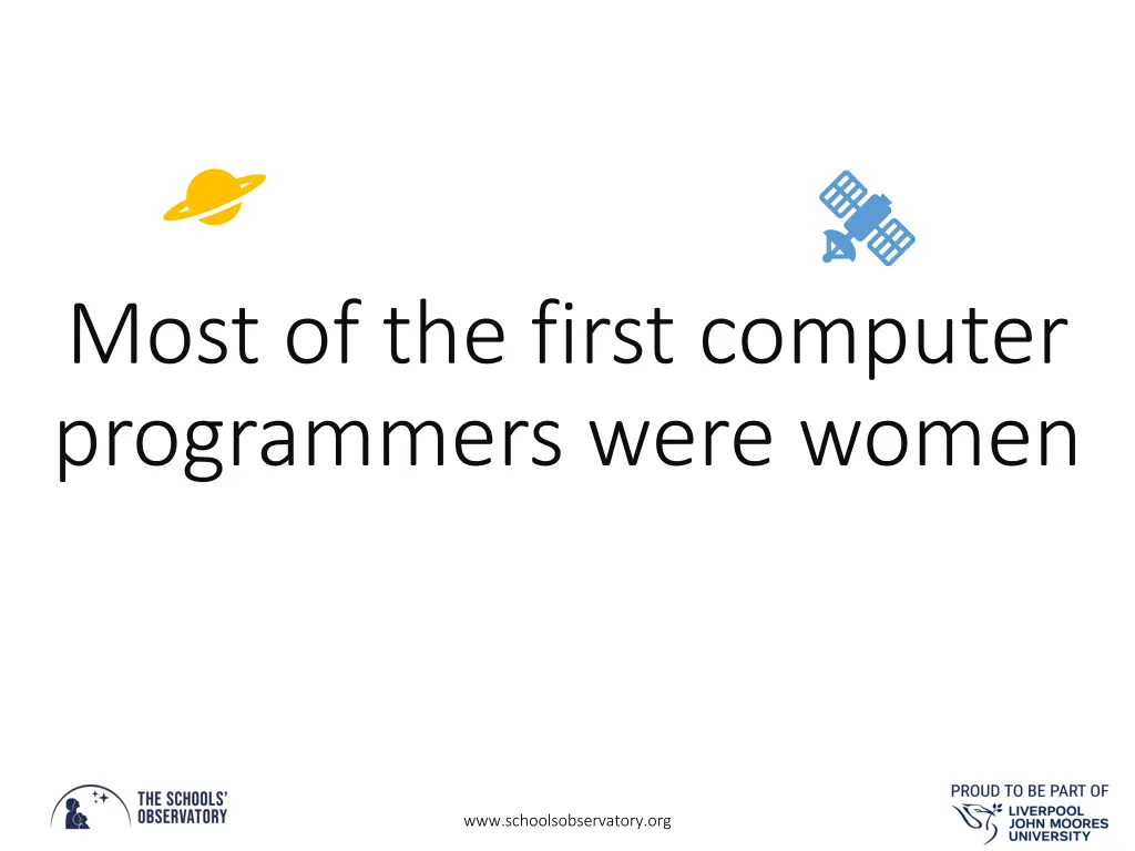most of the first computer programmers were women