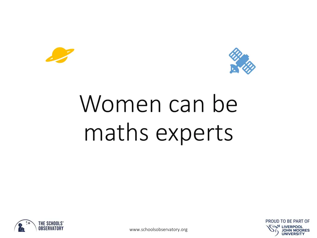 women can be maths experts