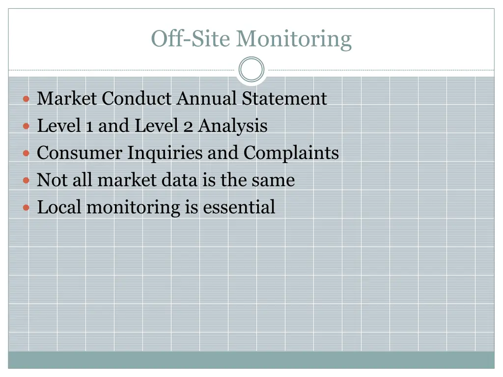 off site monitoring
