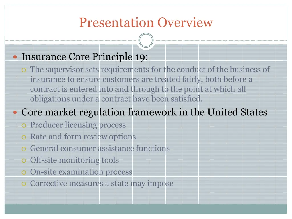 presentation overview