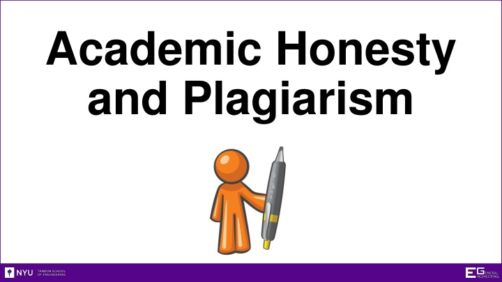 academic honesty and plagiarism