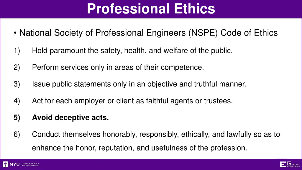 professional ethics