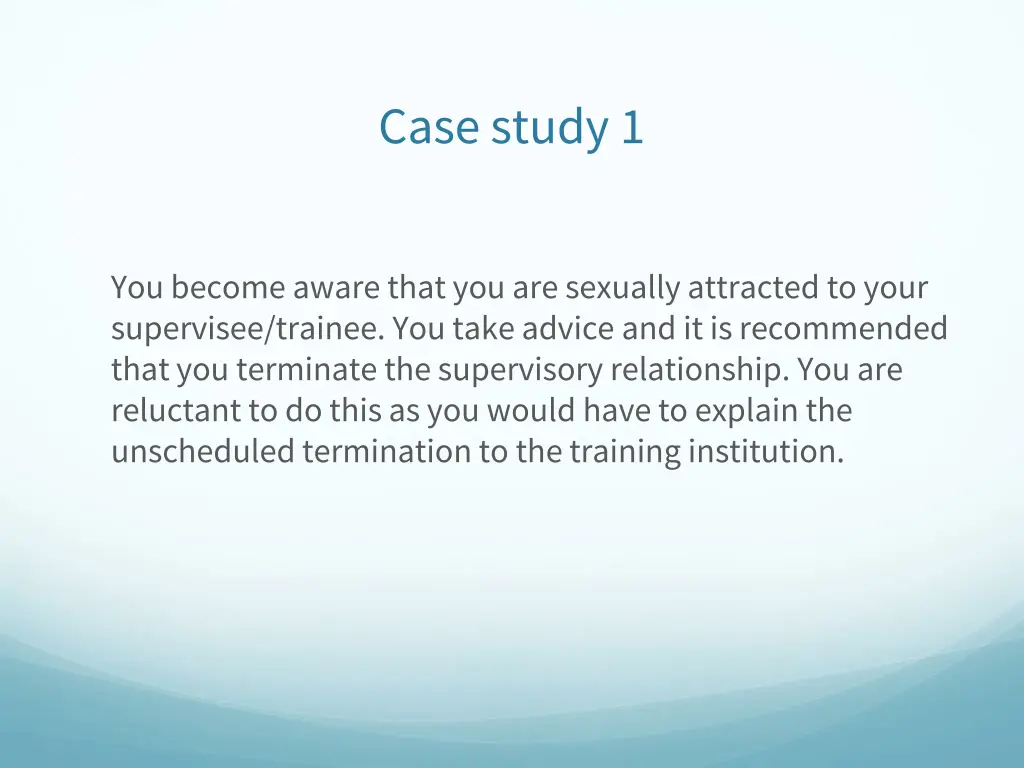 case study 1