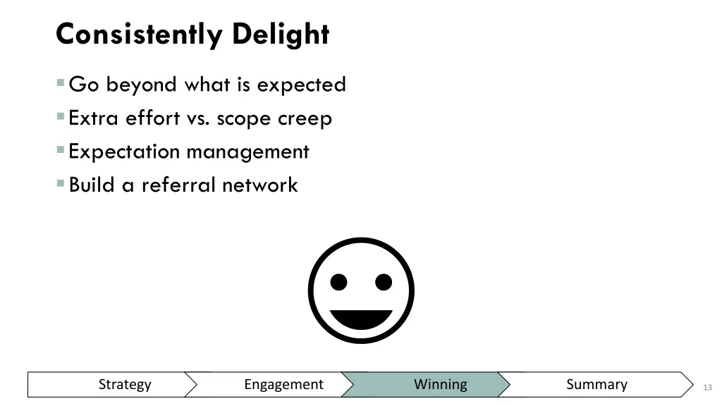 consistently delight