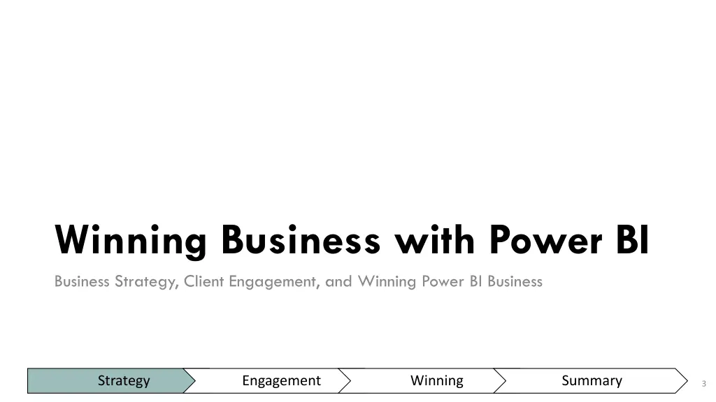 winning business with power bi business strategy