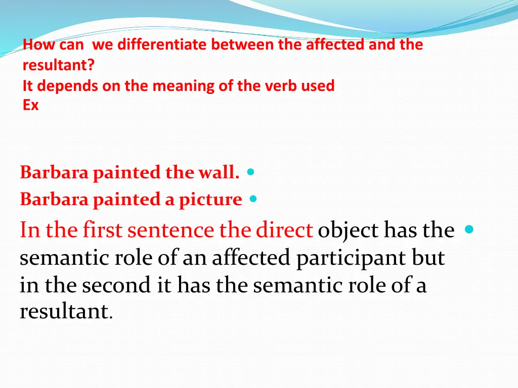 how can we differentiate between the affected