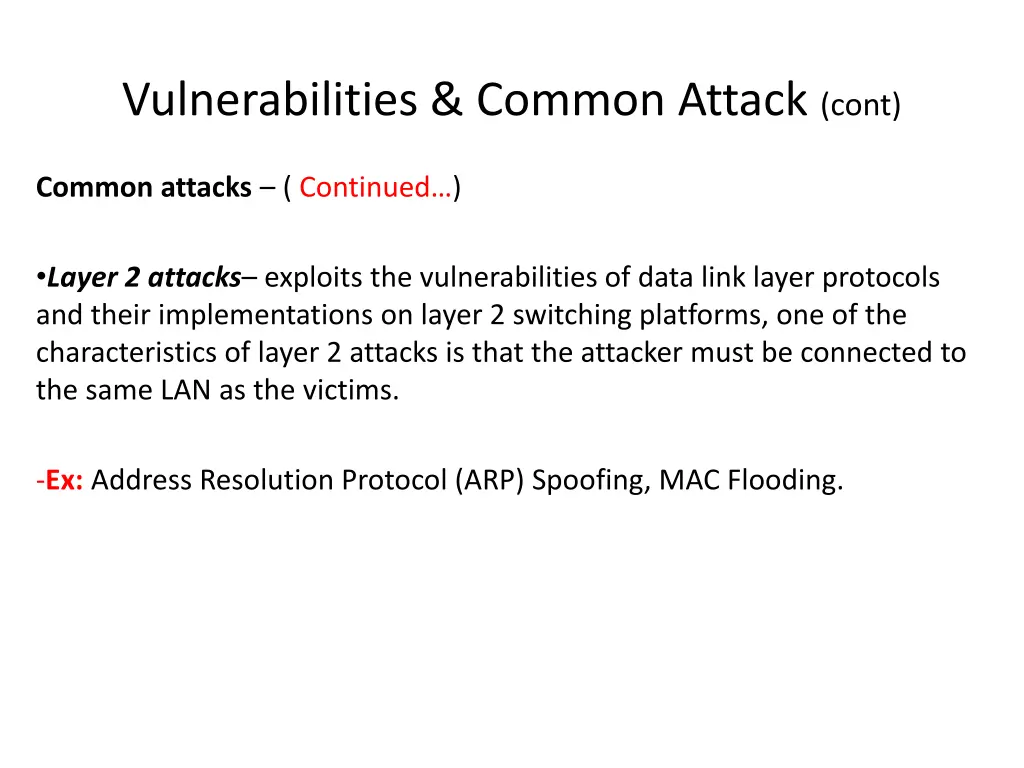 vulnerabilities common attack cont 4