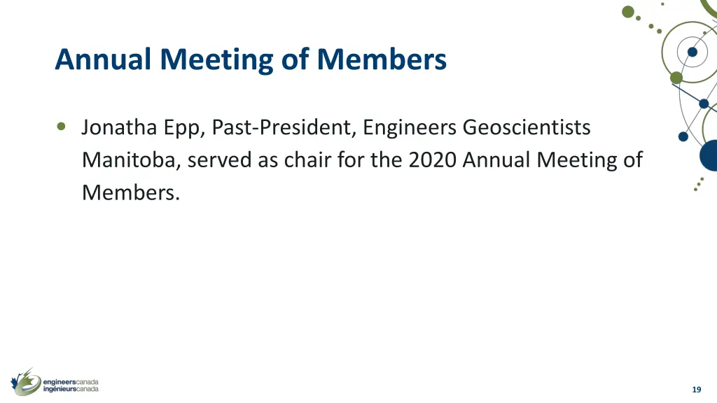 annual meeting of members 1