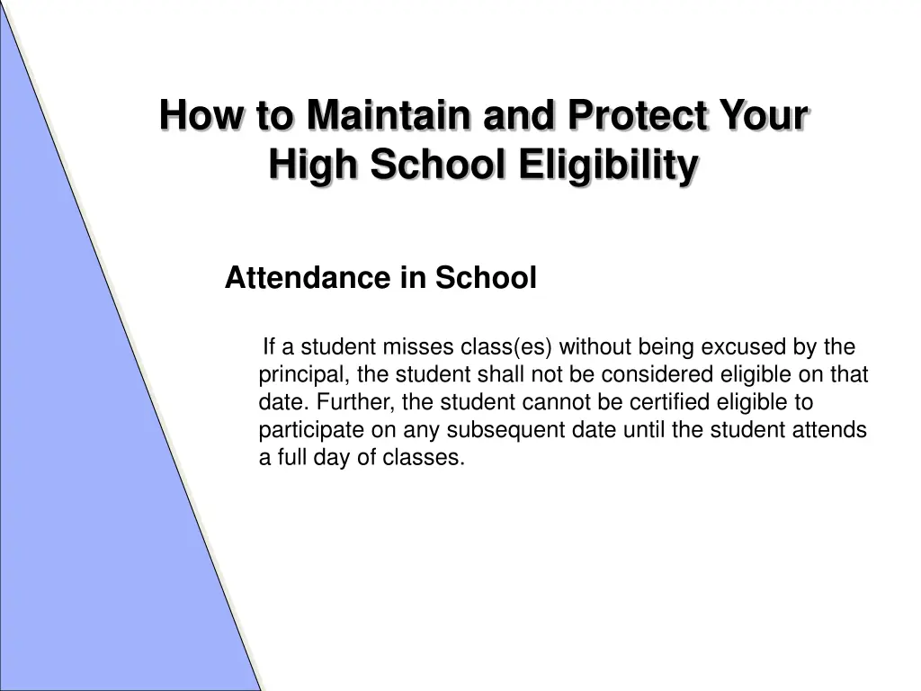 how to maintain and protect your high school 4
