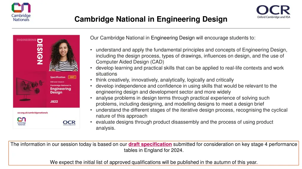 cambridge national in engineering design