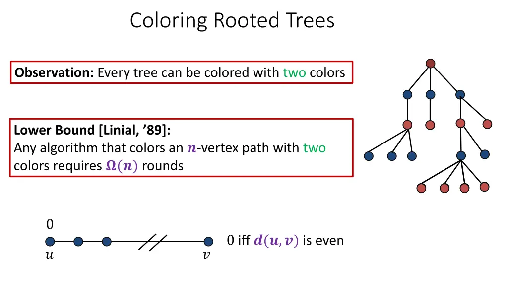 coloring rooted trees