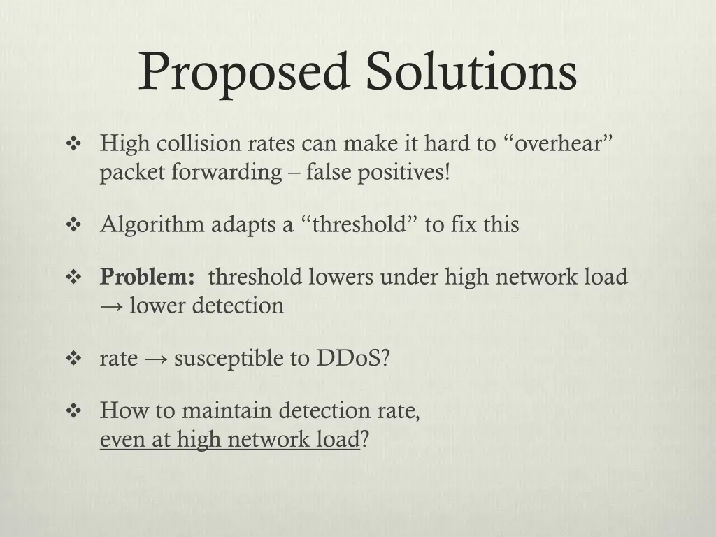 proposed solutions 1