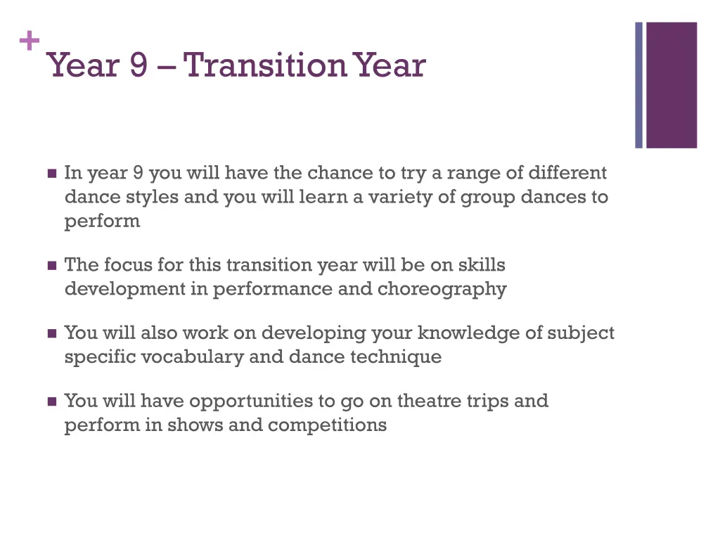 year 9 transition year