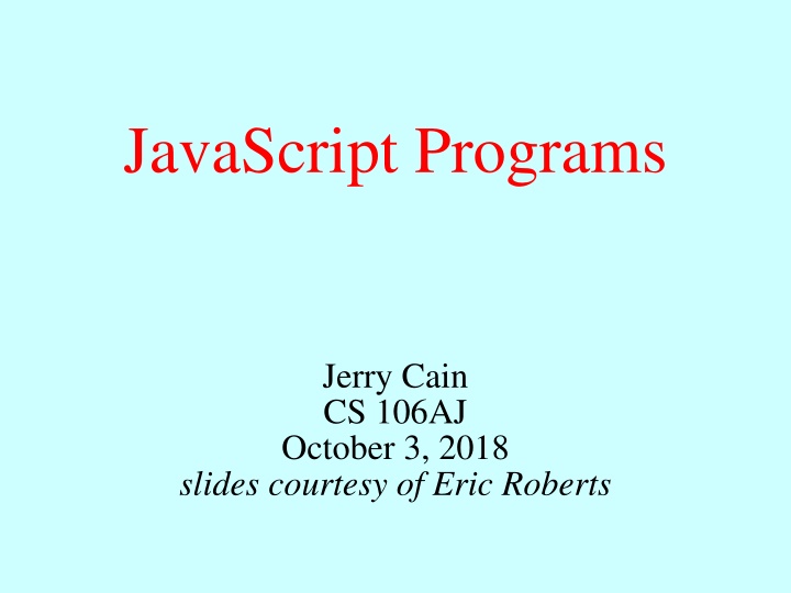 javascript programs