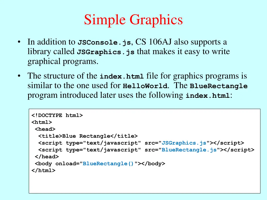 simple graphics