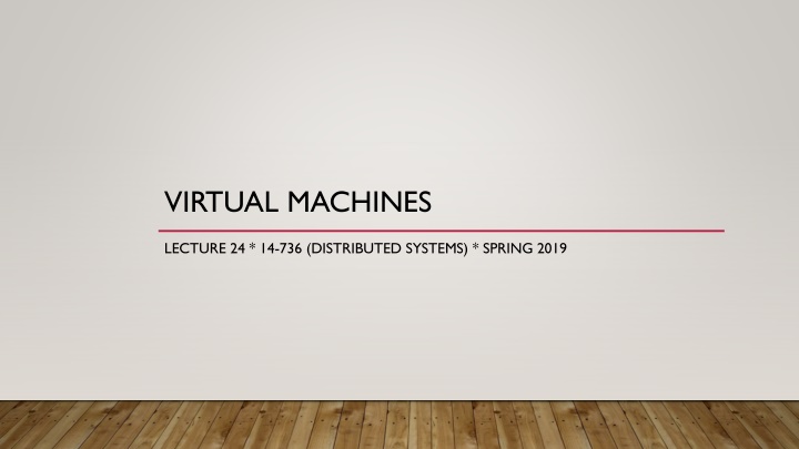 virtual machines