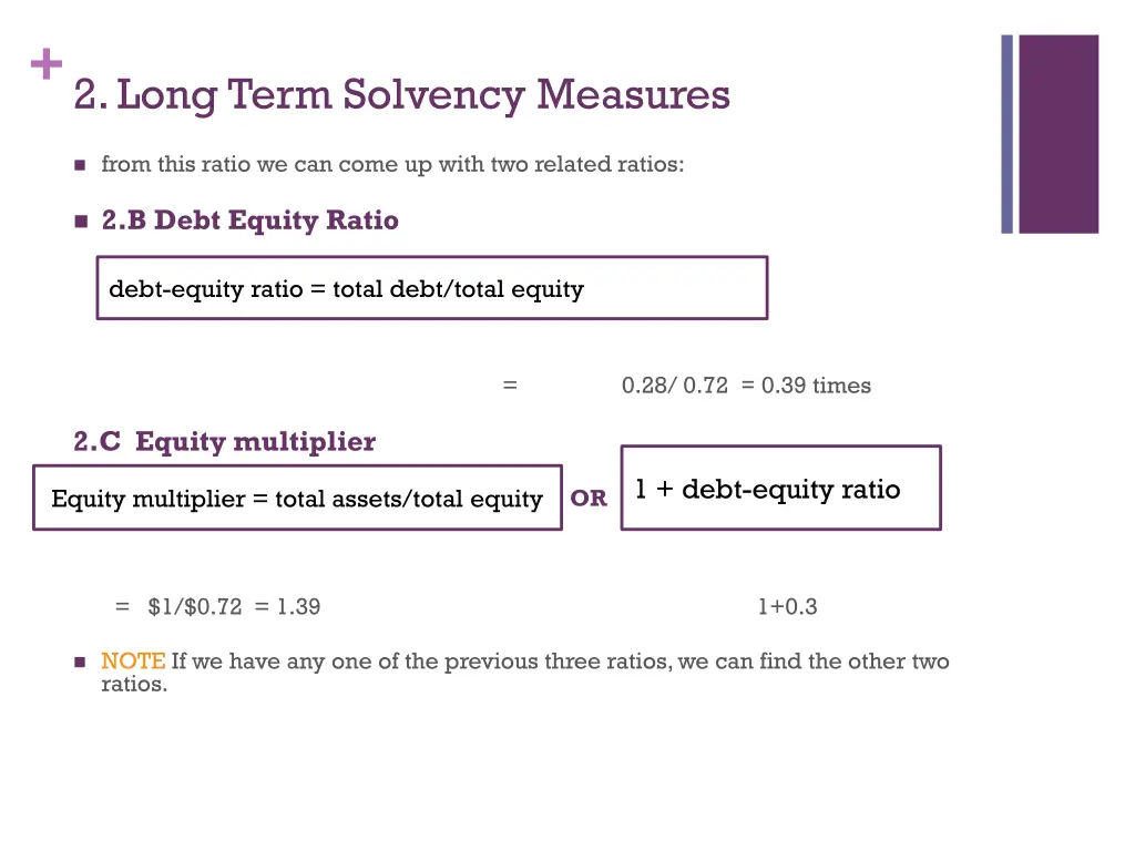 2 long term solvency measures 1