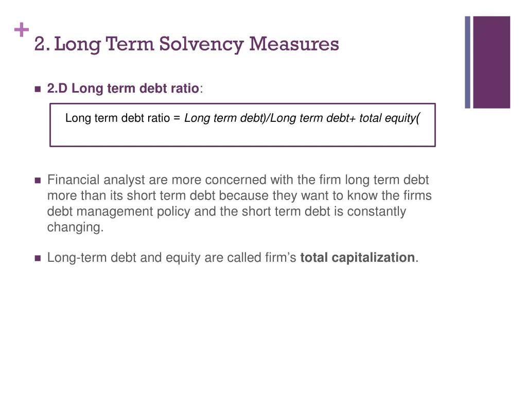 2 long term solvency measures 2