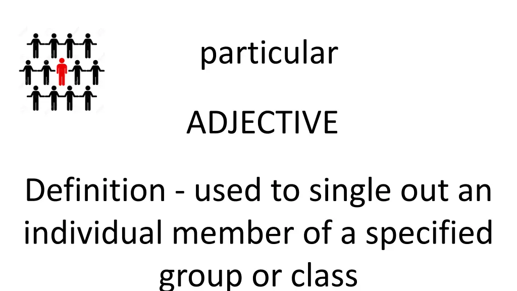 particular