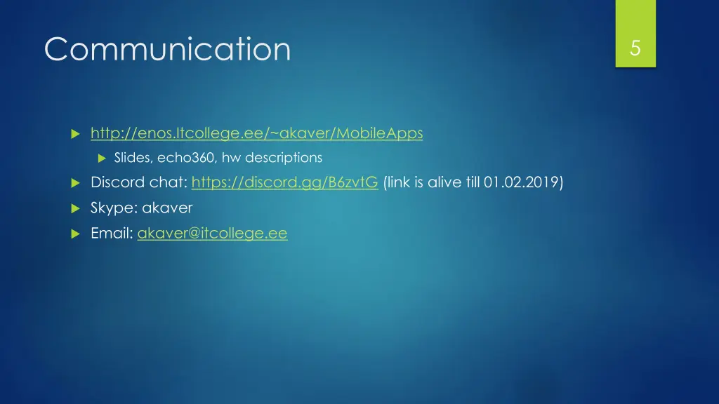communication